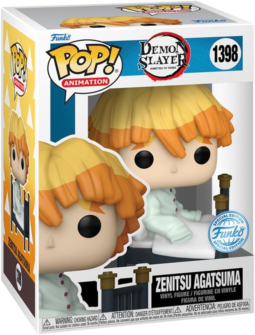 Funko Pop! Animation Demon Slayer - Zenitsu Recovering (Exc), Sammlerfigur aus Vinyl – 71280