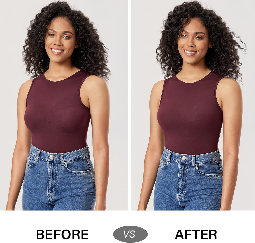 DELIMIRA Damen mit Bügel Nahtlose Vollschalen T-Shirt BH Gepolstert Grosse Grössen 65D Weiss, 65D We