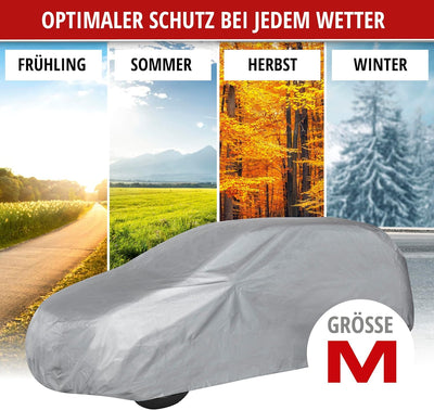 Walser Abdeckplane Auto All Weather Light, Abdeckplane wasserdicht, 100% wetterfeste Auto Abdeckplan