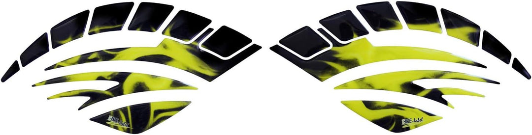 BIKE-label Tankpad Seitentank Flame Gelb Flammen kompatibel für Suzuki 810016