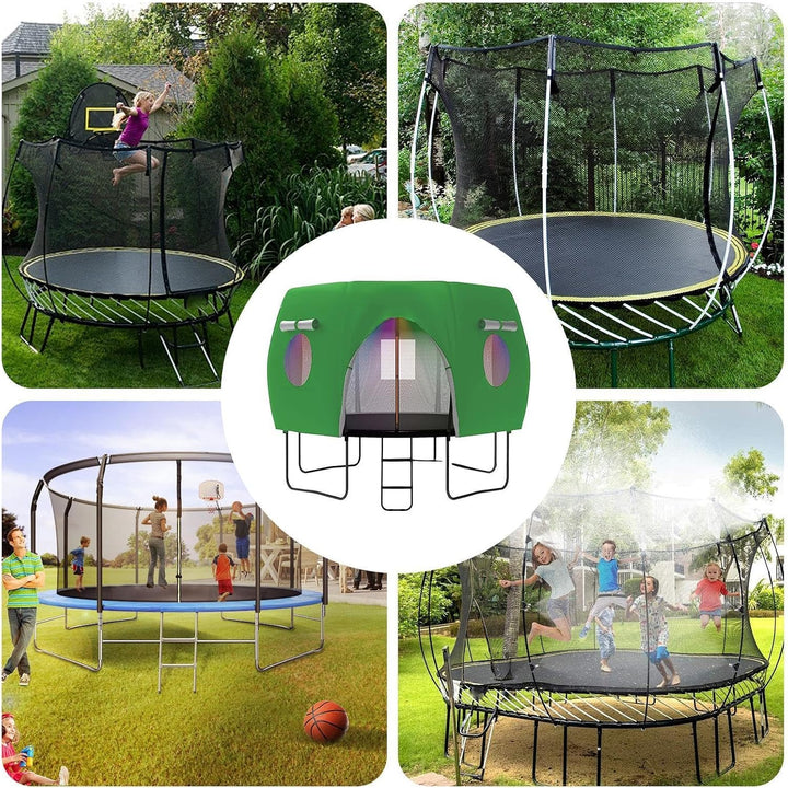 Schutzhülle für Trampolin – Zelt wasserdicht und UV-beständig – Trampolinblende aus Oxford-Gewebe |