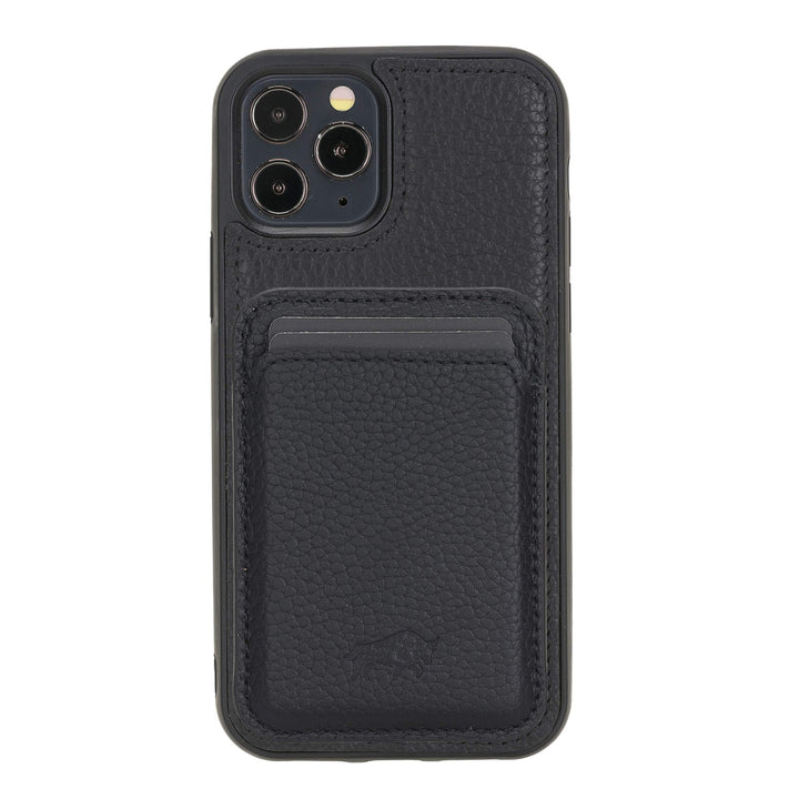Solo Pelle Lederhülle + magnetische Geldbörse für das iPhone 12/12 Pro in 6.1 Zoll Case Leder Hülle