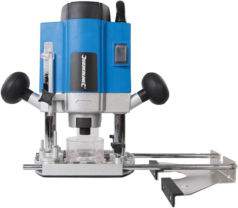 Silverline 329863 Oberfräse, 1/4 Zoll, 1020 W 1 Blau, 1 Blau