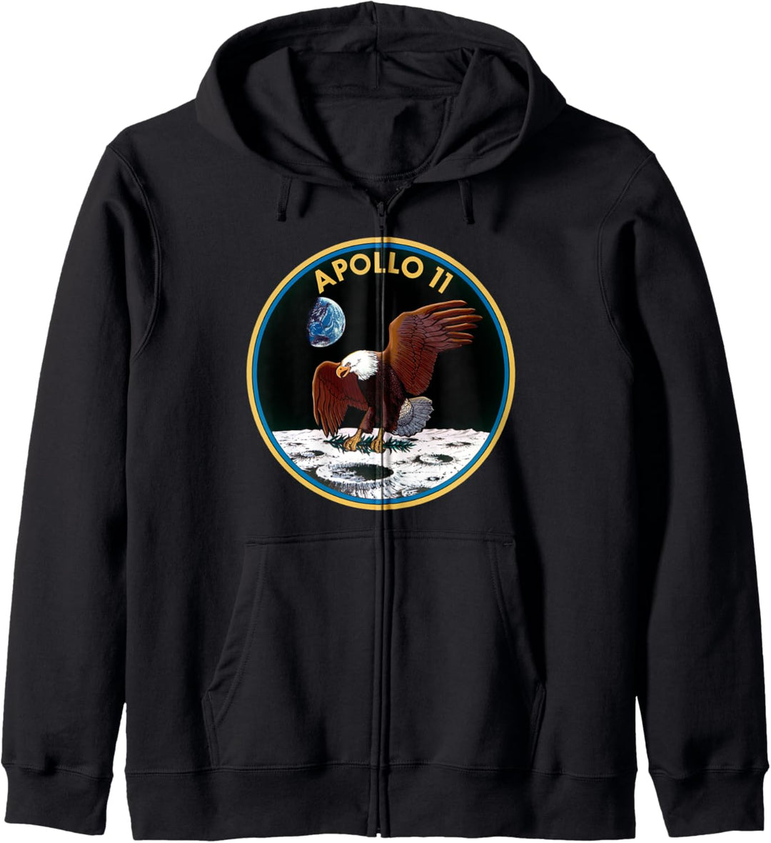 Apollo 11 NASA Missionsabzeichen Kapuzenjacke