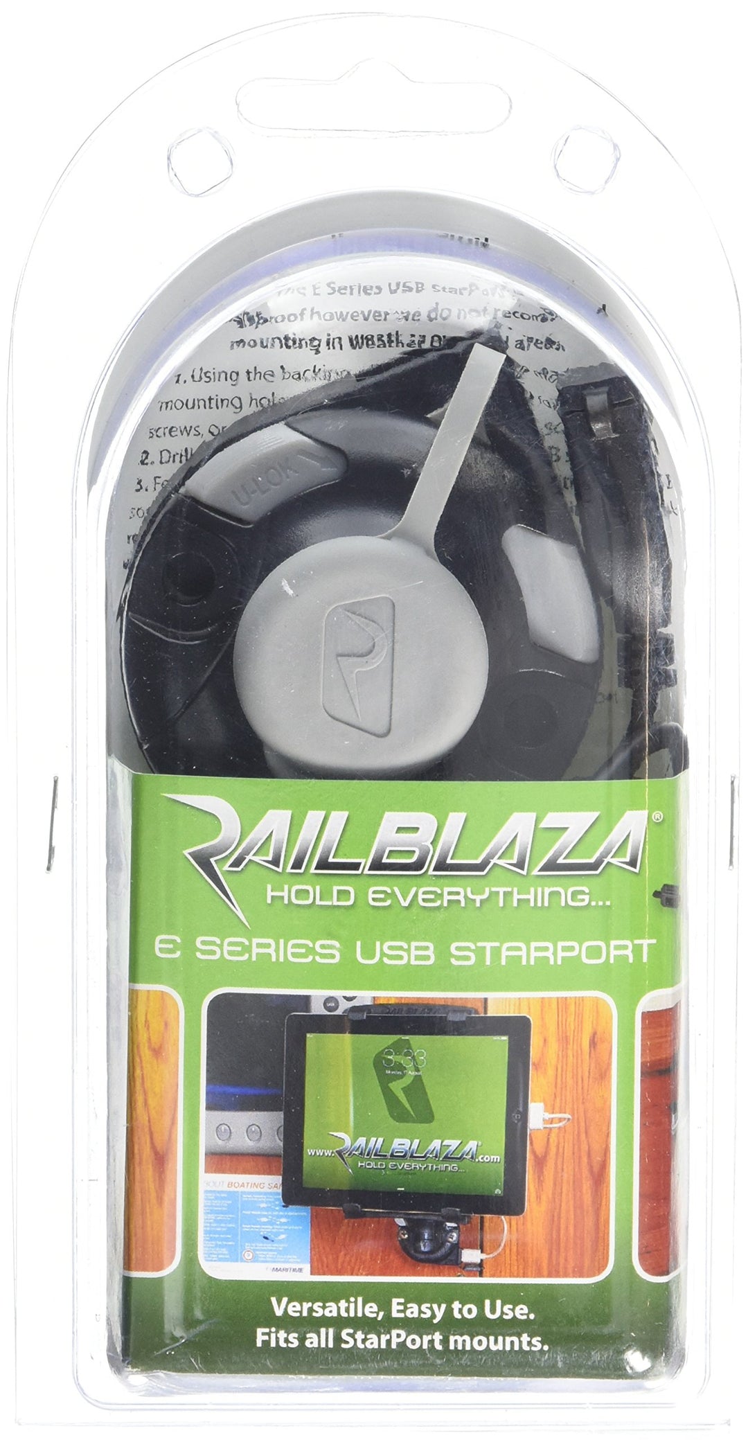 Railblaza E-Serie USB Star Port und Spacer – Schwarz