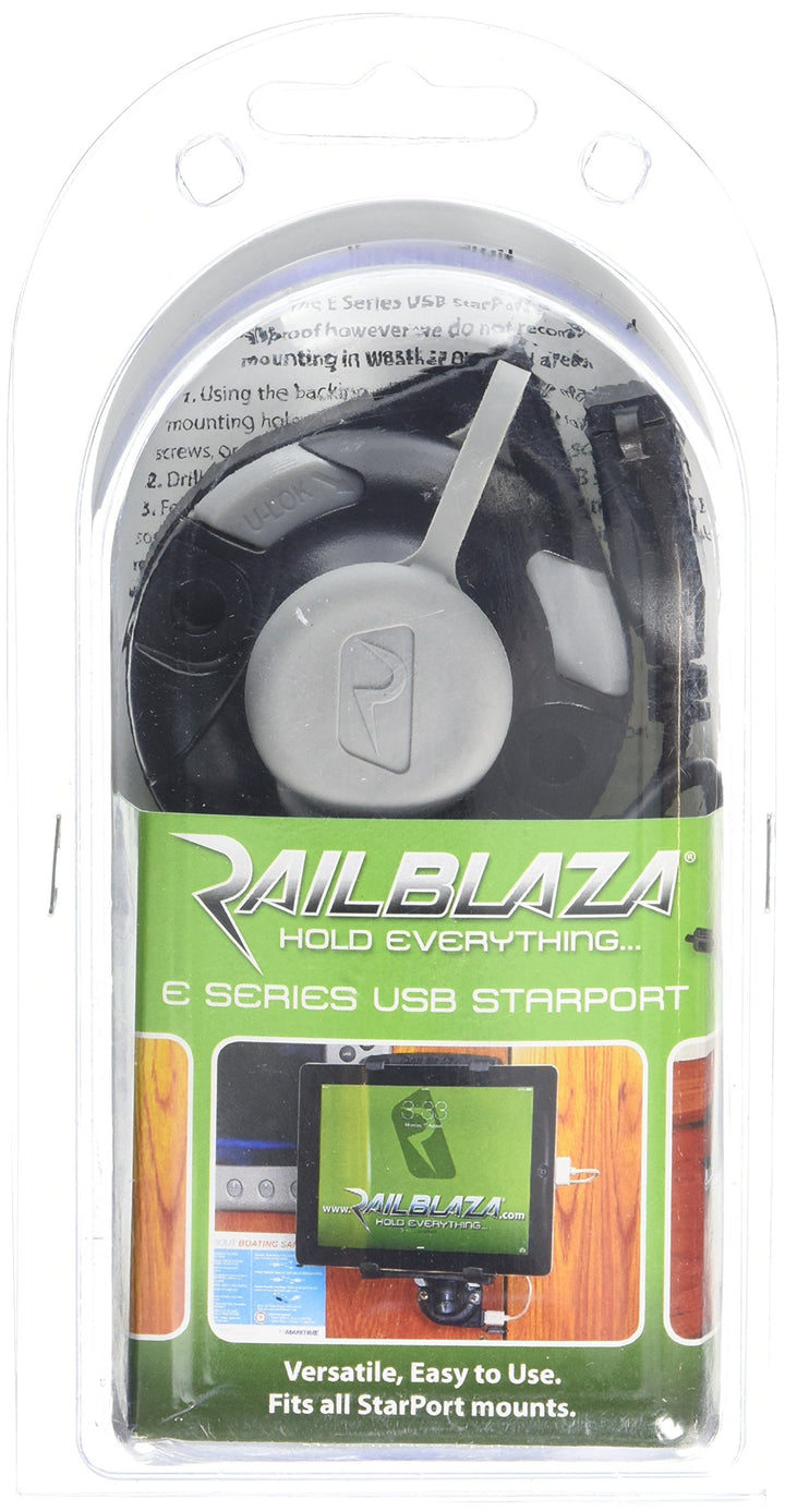 Railblaza E-Serie USB Star Port und Spacer – Schwarz