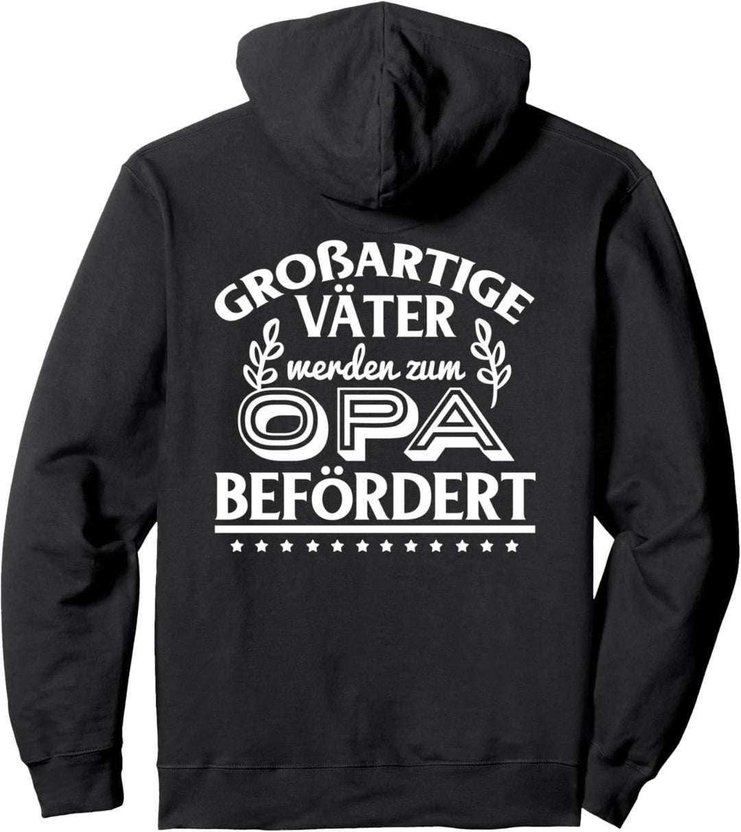 Grossartige Väter werden zum Opa befördert Pullover Hoodie
