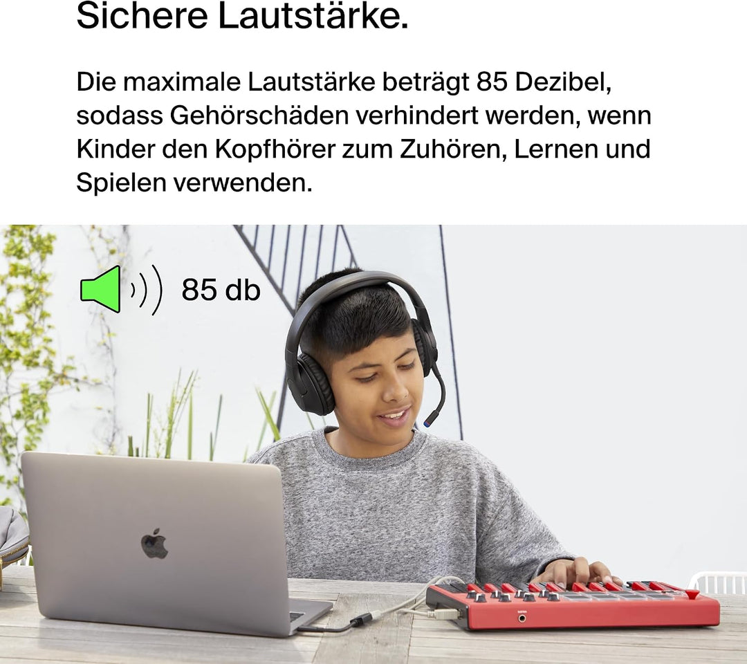 Belkin SoundForm Inspire kabelloser Over-Ear-Kopfhörer für Kinder, On-Ear-Kopfhörer für Mädchen und