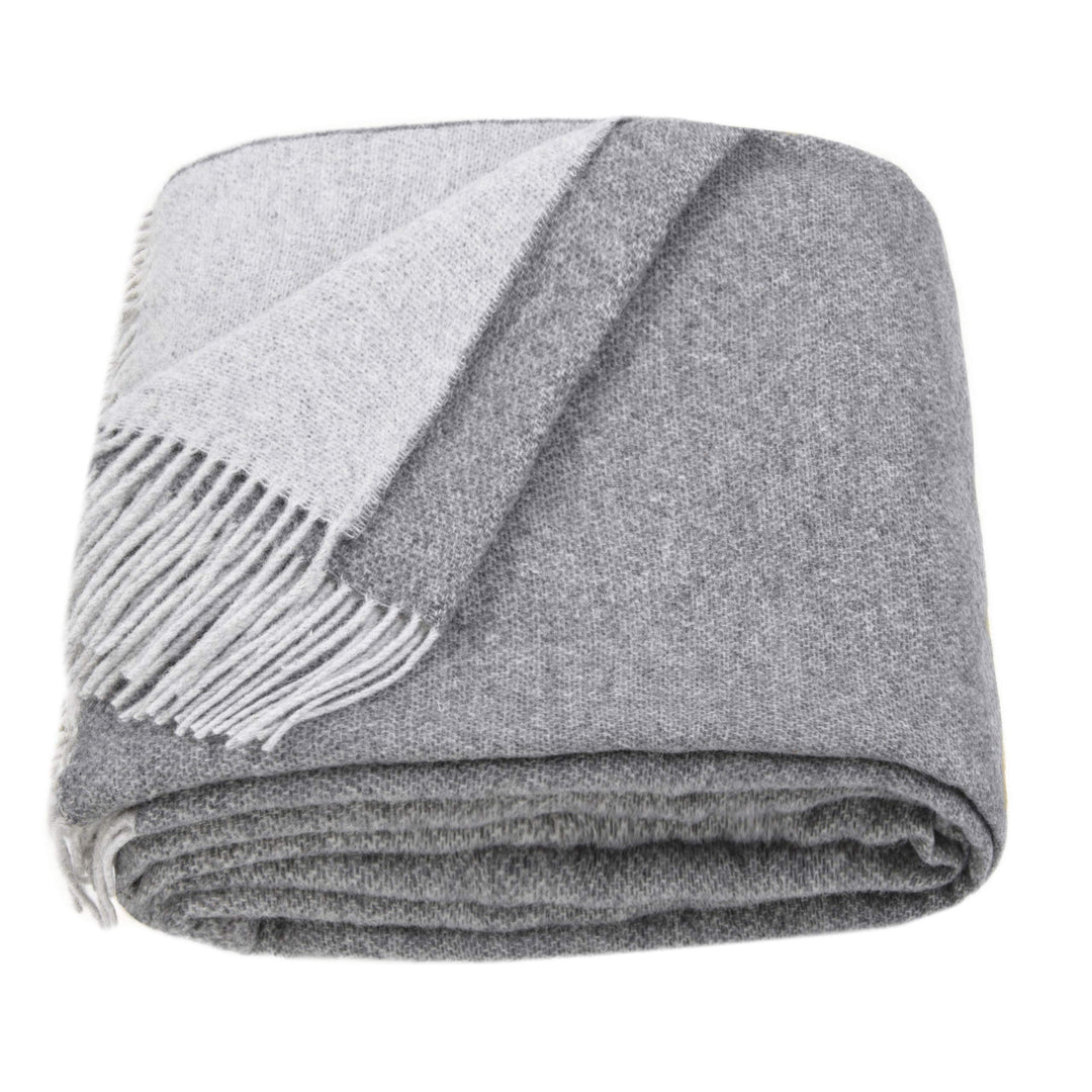 LYHome Merino Decke - Kuscheldecke Tagesdecke Sofa Wolldecke, Blanket Überwurfdecke Sofadecke Wohnde