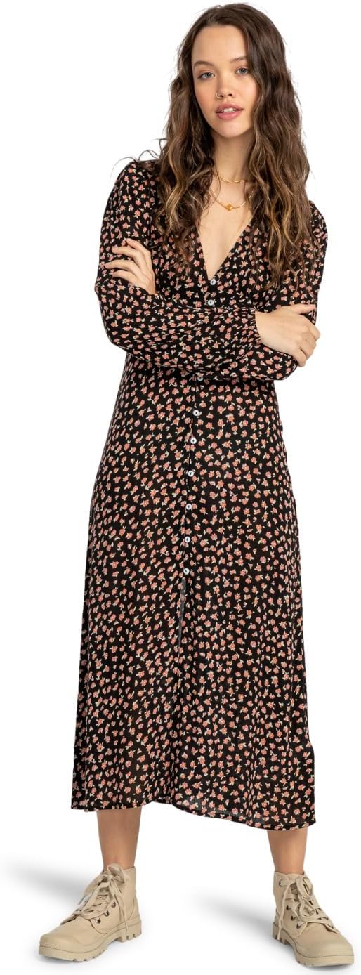 Billabong Damen Cool Nights Freizeitkleid XL Schwarz, XL Schwarz