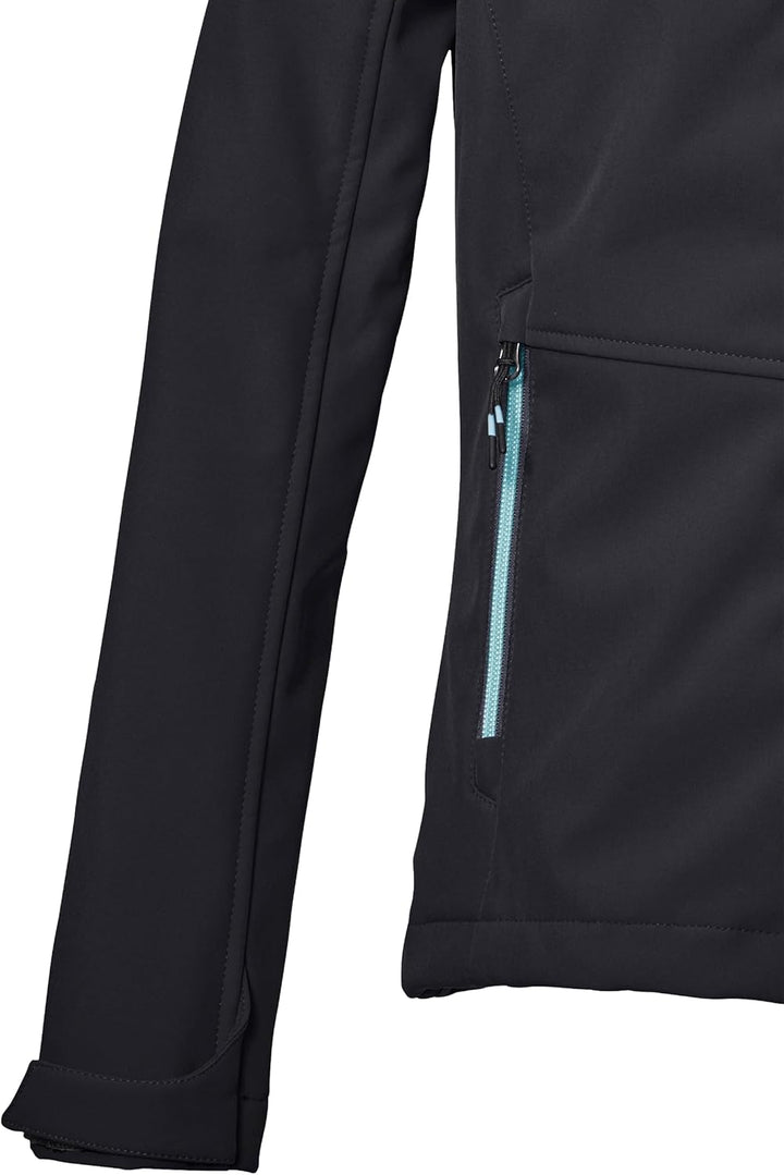 Killtec Mädchen Kow 168 Grls Sftshll Jckt Softshelljacke mit Kapuze/Outdoorjacke ist wasserabweisend