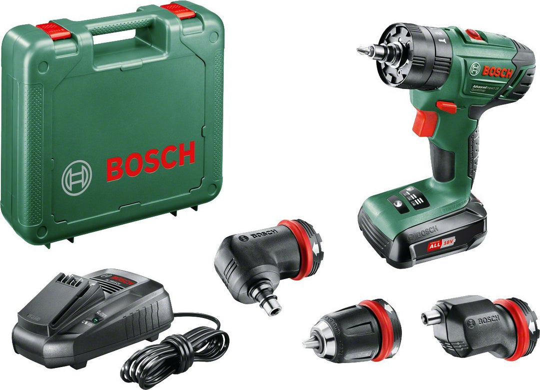 Bosch Home and Garden Schlagbohrschrauber AdvancedImpact 18 (1x1,5 AH Akku,18 Volt System, Quicksnap