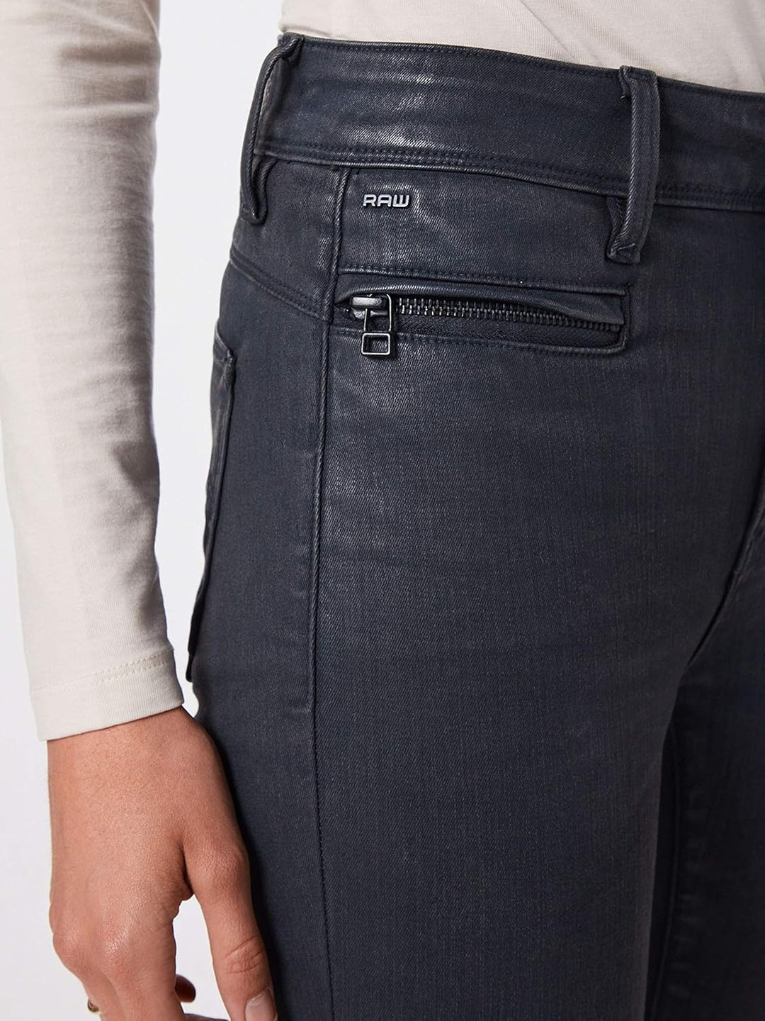 G-STAR RAW Damen Ashtix Super Skinny Ankle Jeans, 24W / 30L