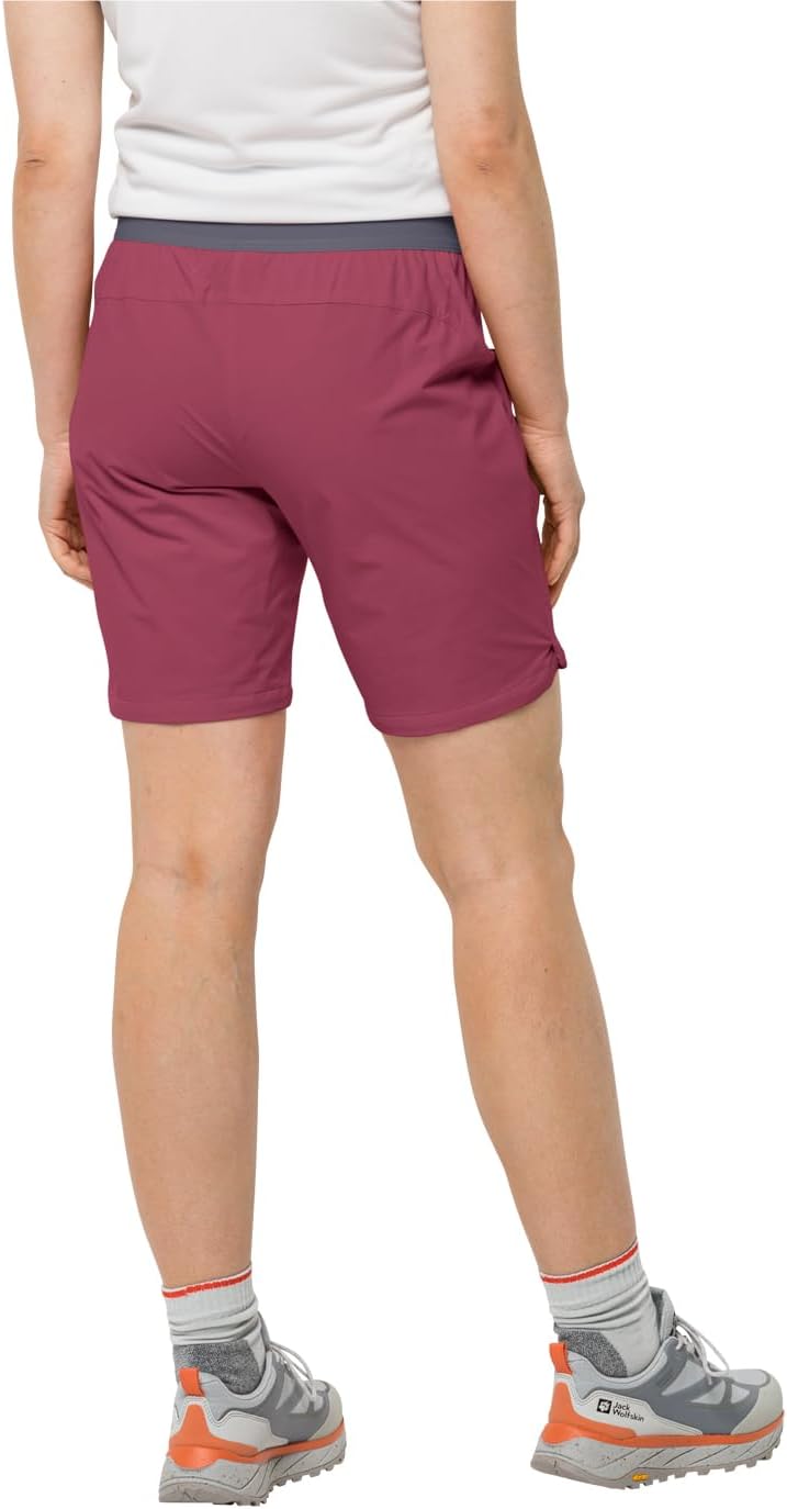 Jack Wolfskin Damen Hilltop Trail W Shorts 36 Sangria Red, 36 Sangria Red