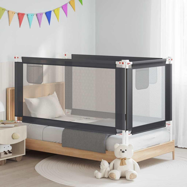 vidaXL Kleinkind Bettschutzgitter Bettgitter Kinderbettgitter Babybettgitter Gitter Kinderbett Babyb