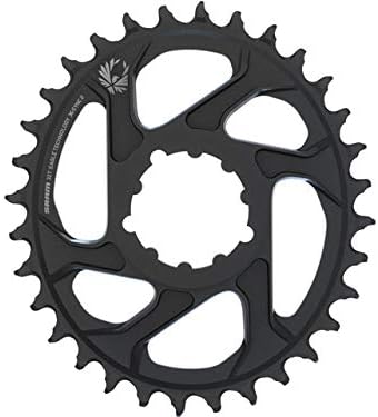 Sram Eagle X-Sync 34T Direktmontage Off-Set Boost Aluminium 12-Fach Kettenblatt - Schwarz, 3 mm Schw