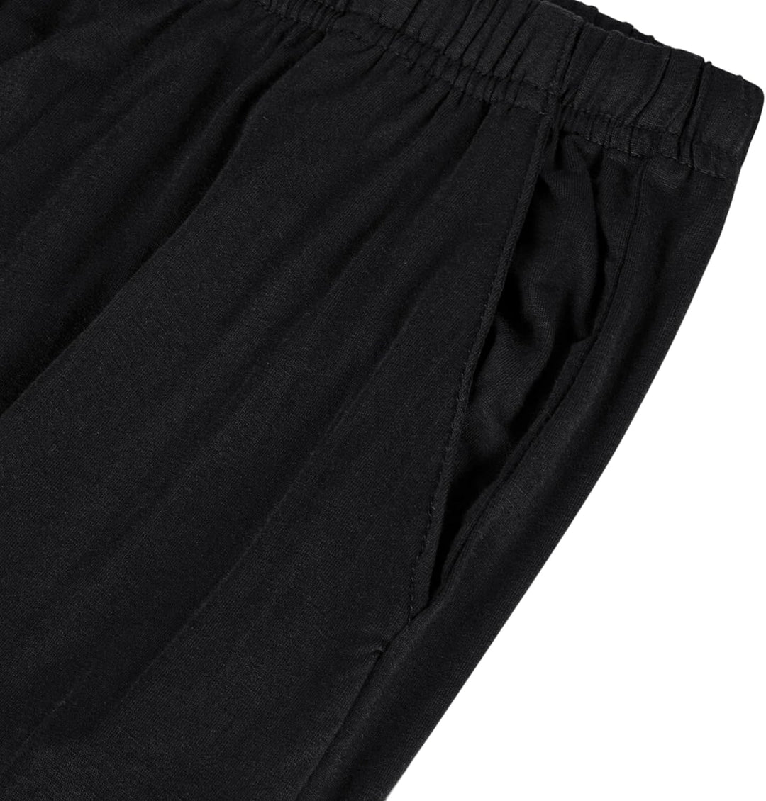 Chalier Cozy 2er Pack Pyjamahose Herren Kurz Modal Schlafanzughose Weich Verstellbare Taille, Beidse
