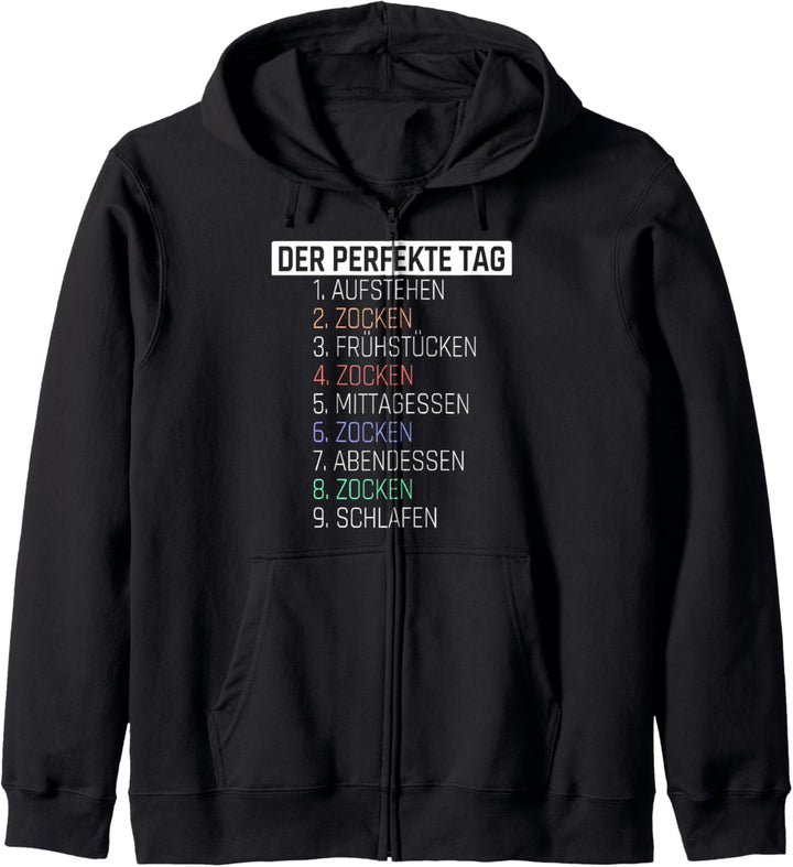 Lustige Gamer Gaming Kleidung Zocker Kapuzenjacke