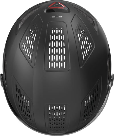 ABUS Stadthelm Hyban 2.0 ACE - Fahrradhelm mit Visier, Licht und ABS-Hartschale - für Damen und Herr