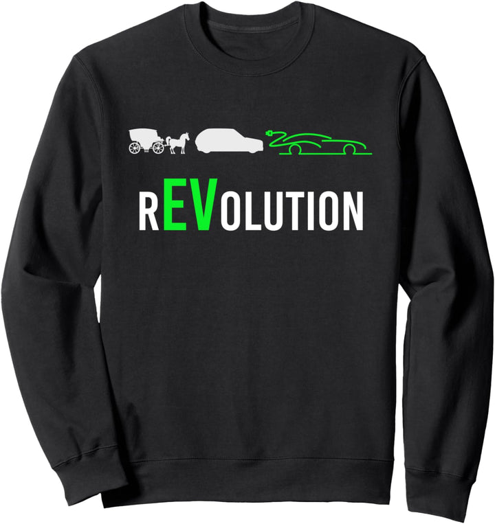 elektro Auto eauto rEVolution Elektroauto Sweatshirt