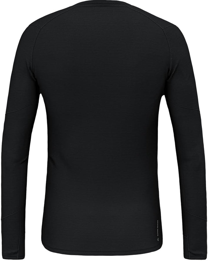 Salewa Cristallo Warm Alpine Merino Responsive Langarm-Baselayer Herren XL Black Out, XL Black Out