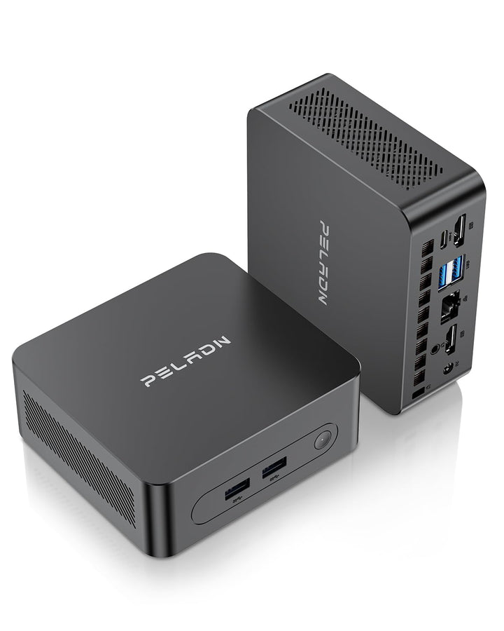 PELADN WI7 Business Mini PC, Intel 7505, 8GB LPDDR4, 256GB SSD | N100/N150-Alternative, SSD bis 4TB,