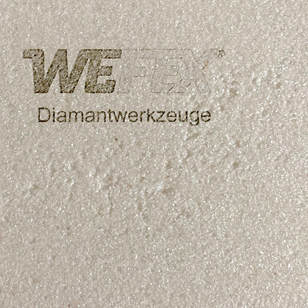 Schärfstein für Diamantbohrkronen und Diamanttrennscheiben 300 x 300 x 30 mm Körnung 60/80 Mesh