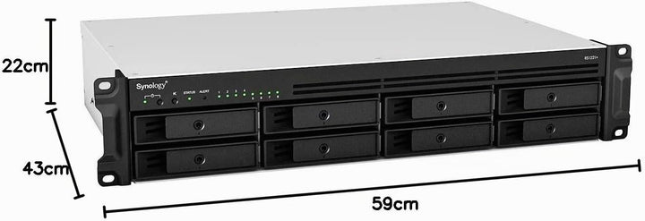Synology RackStation RS1221+ NAS/Storage Server Rack (2U) Ethernet LAN Black V1500B