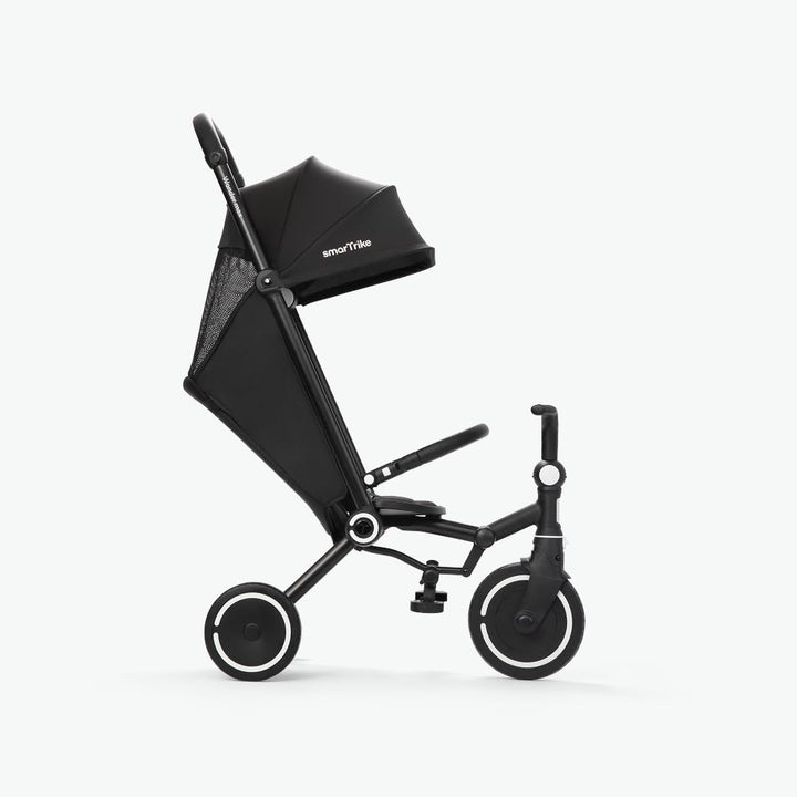 smarTrike Wonder max Foldable Toddler Tricycle Stroller – Lightweight 4-in-1 Travel Push Trike with
