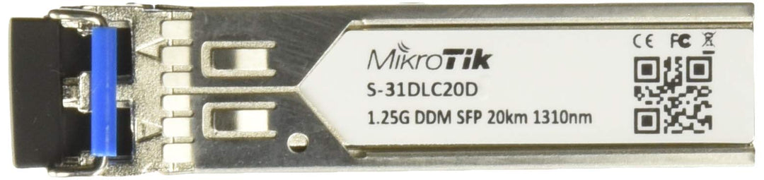 Mikrotik S-31DLC20D Módulo Fibra SFP MonoModo 20Km #2416