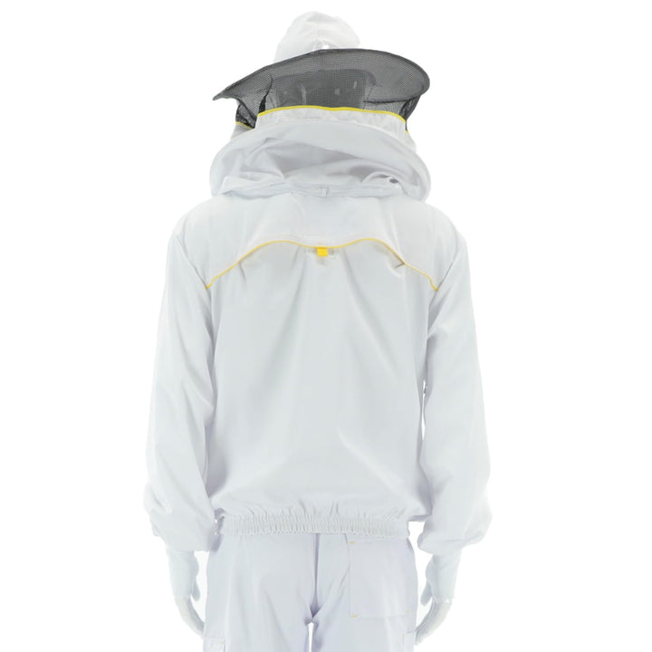 LYSON Imkerjacke Imkerbluse mit abnehmbarem Hut/Imkerjacke mit Handstulpen mit Daumenloch Imkerbluse