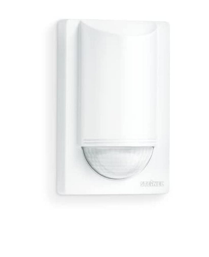 Steinel Infrarot-Bewegungsmelder IS 2180-2 180° Weiss, 12 m Aufputz-Sensor, 1000 W, Unterkriechschut