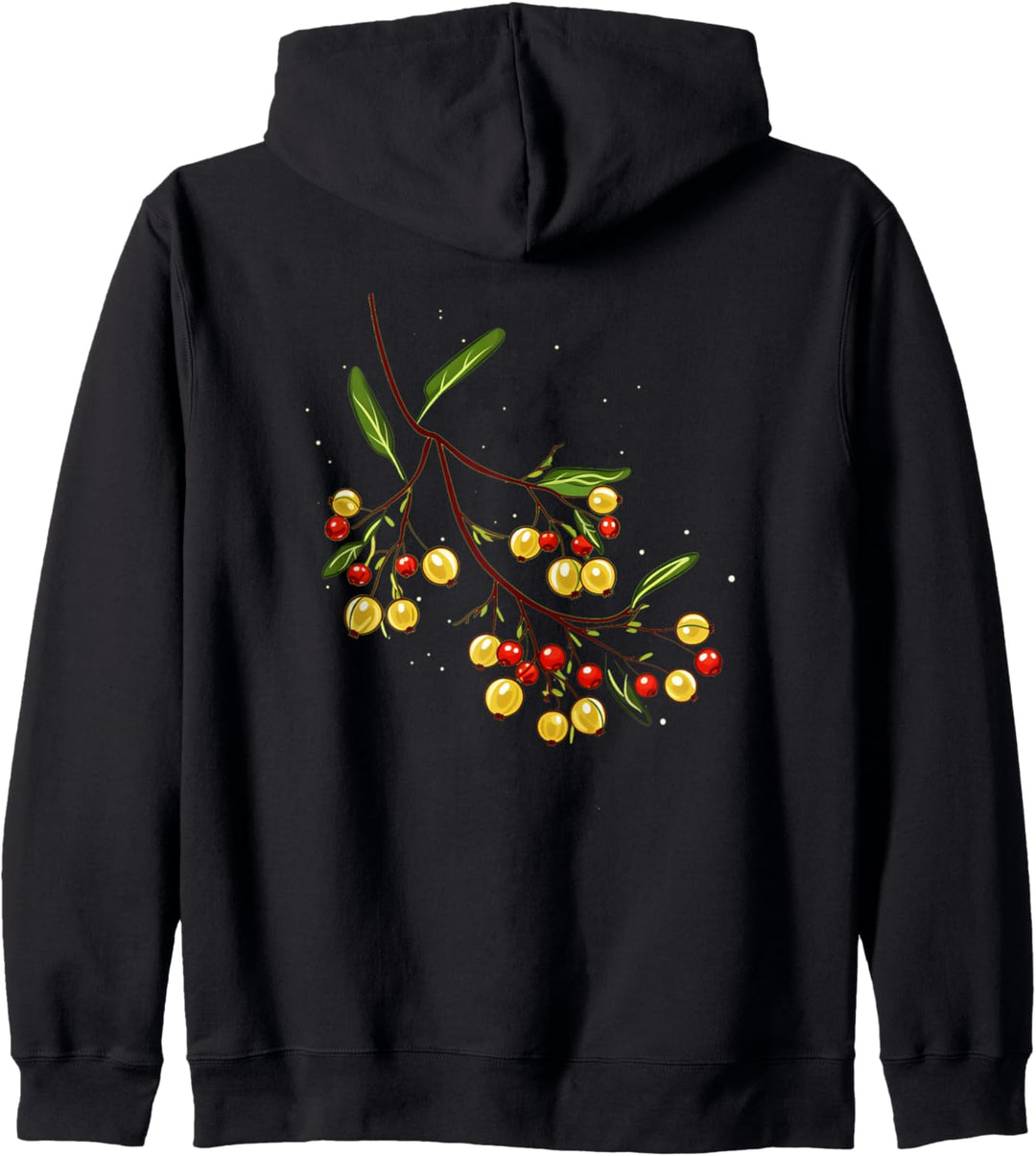 Frohe Weihnachten mit Mistelzweig Kapuzenjacke