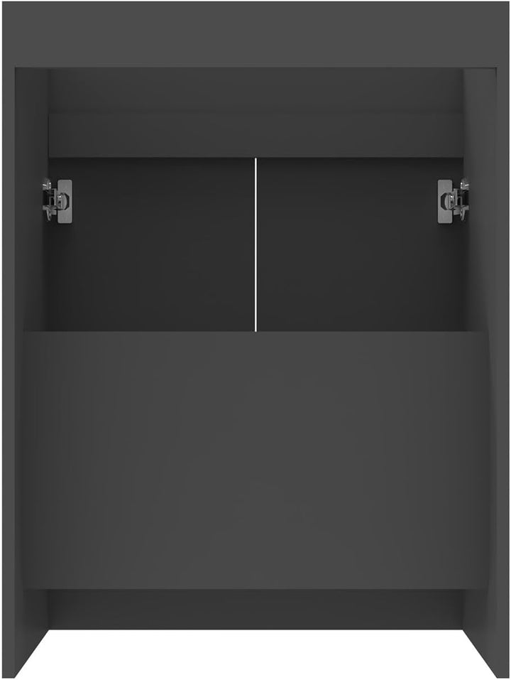 Aica Sanitär Waschbeckenunterschrank 50cm Standschrank Unterschrank Badschrank Waschtischunterschran