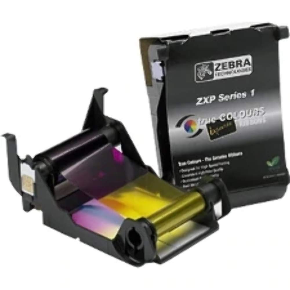 Zebra, Farbband, YMCKO, passend für Zebra ZXP Series 1