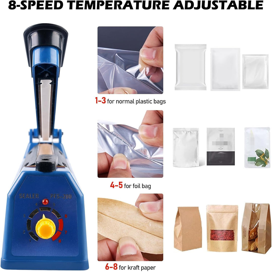 Heisssiegelgerät, 300mm Folienschweissgerät, Bag Sealer, Mini Folienschweissgerät, Plastiktüten Tüte