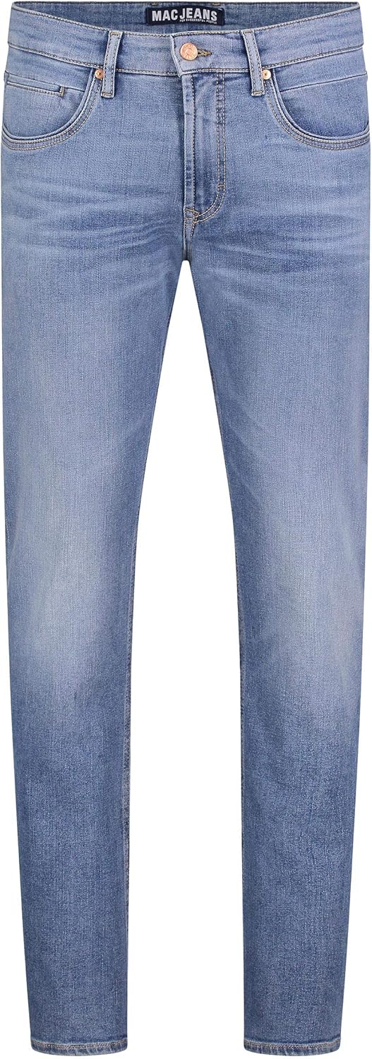 MAC Jeans Herren Jeans Hose Arne Pipe Stretchdenim Blue Used 35W / 36L Blau (Summer Used H226), 35W