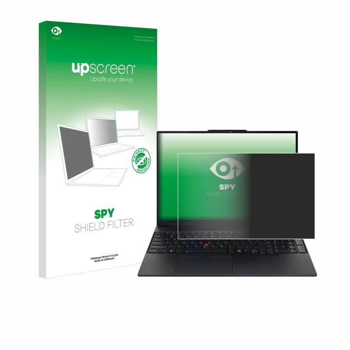 upscreen Blickschutzfilter für Lenovo ThinkPad E16 Gen 3 Privacy Filter Blickschutzfolie Sichtschutz