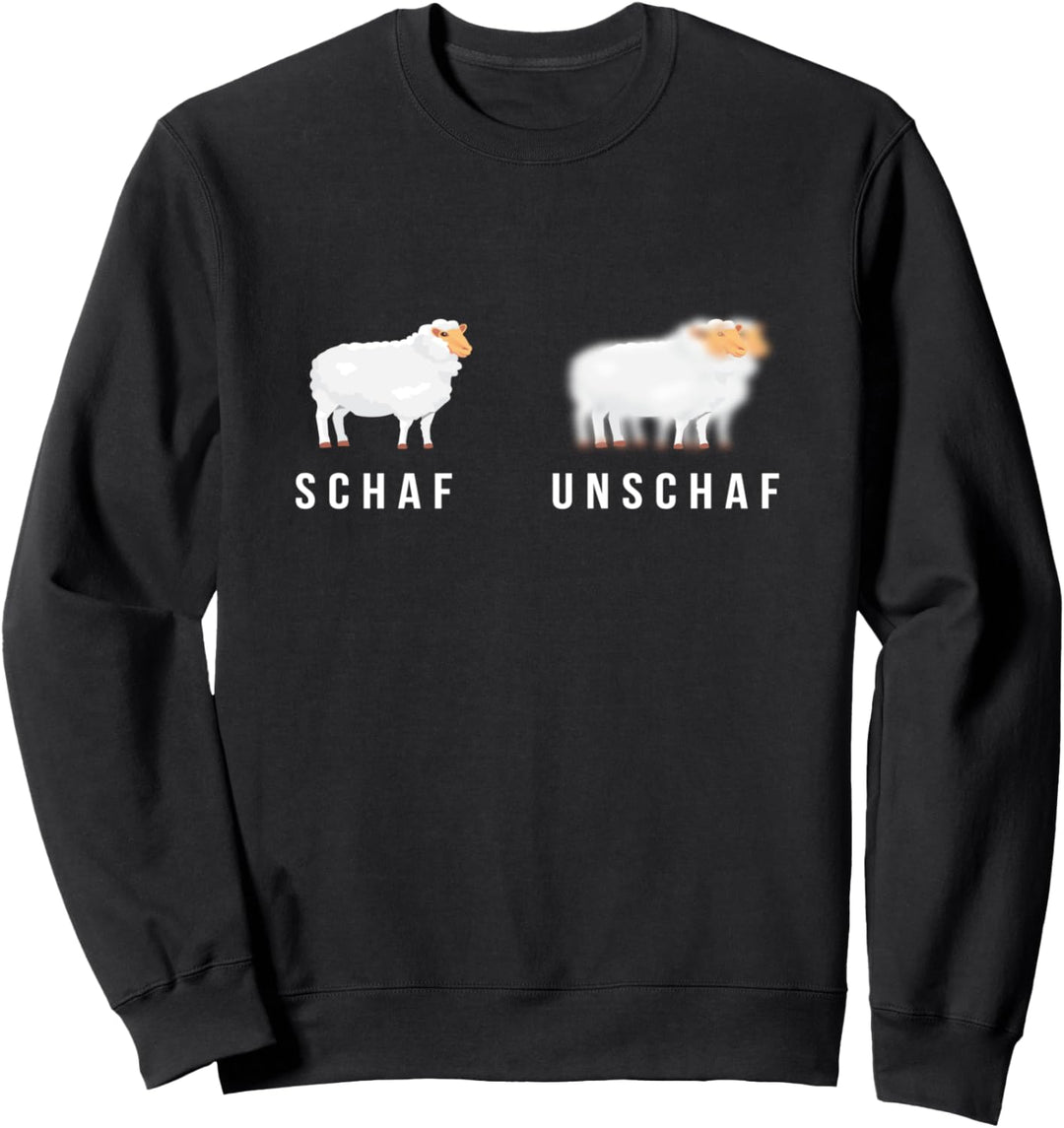 Schaf Unschaf I Fotograf DSLR Kamera Foto Objektiv Scharf Sweatshirt