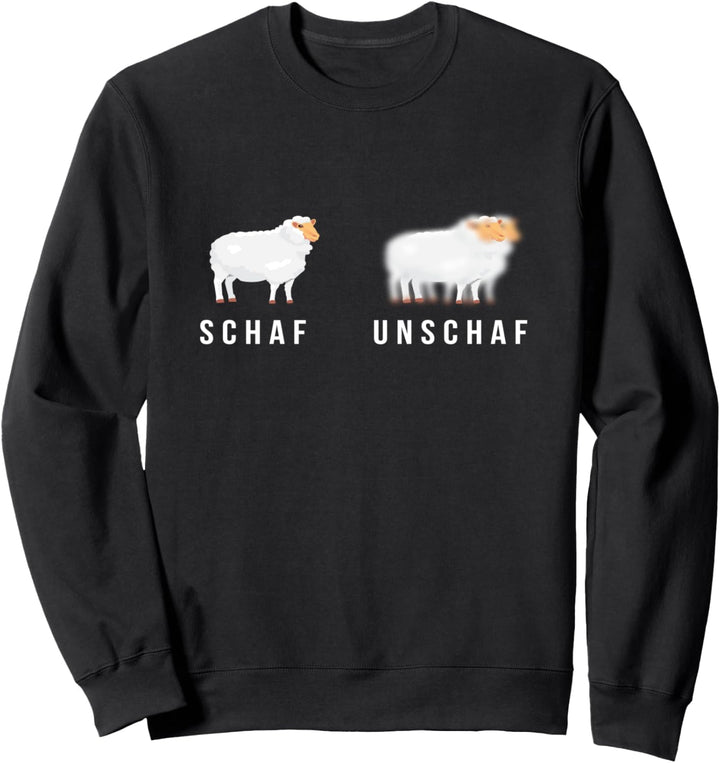 Schaf Unschaf I Fotograf DSLR Kamera Foto Objektiv Scharf Sweatshirt