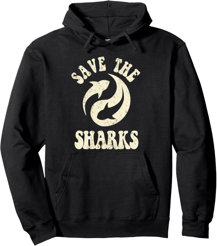 Ocean Conservation Yin-Yang Shark T-Shirt Rettet Die Haie Pullover Hoodie