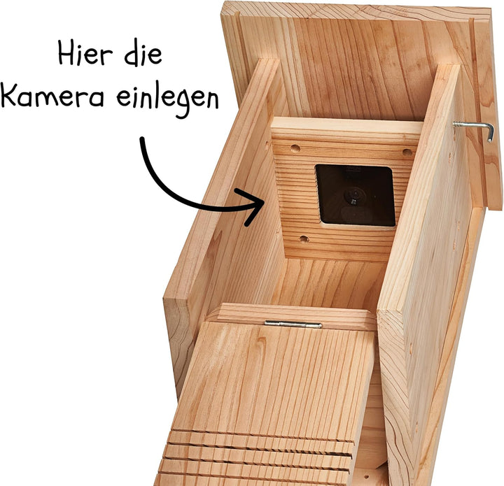 Little Birds Kamera Nistkasten für „Blink“ Kamera (Kamera Nicht ENTHALTEN) I ökologisches Massivholz
