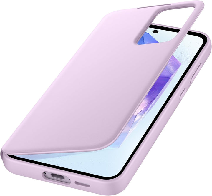 Samsung Smart View Wallet Smartphone Case EF-ZA556 für das Galaxy A55 5G, Handyhülle, Kartenfach, Si