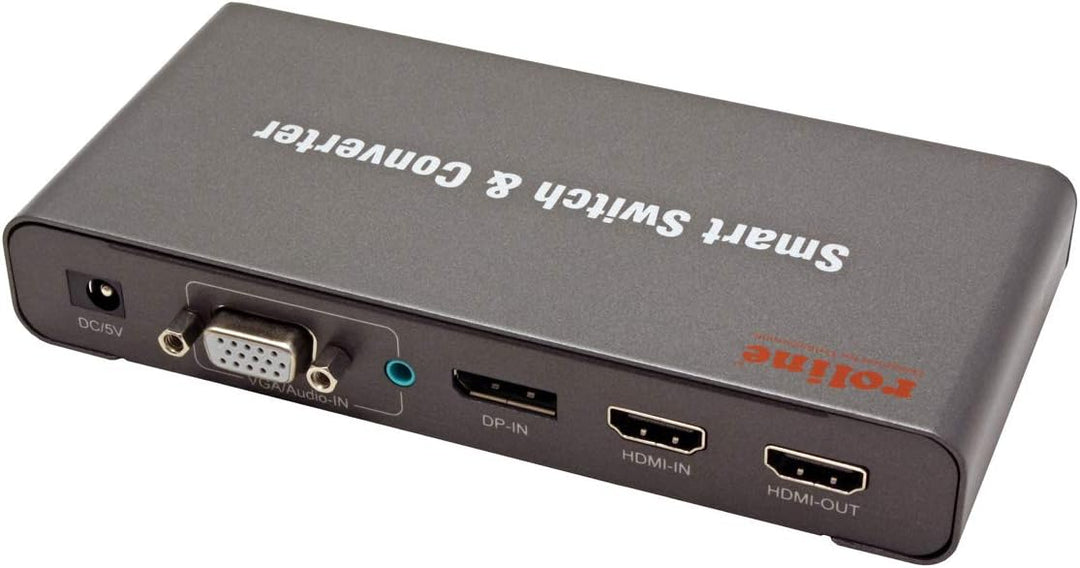 ROLINE HDMI/VGA/DP zu HDMI Konverter-Switch