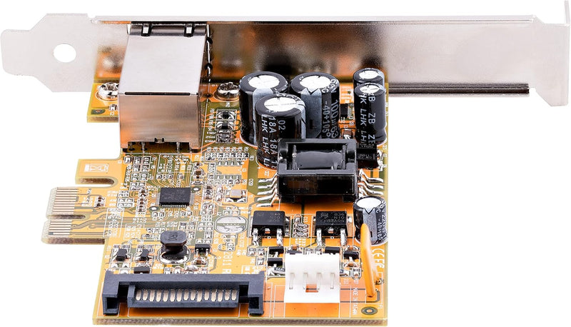 StarTech.com 1 Port 2.5 Gbit/s PoE Netzwerkkarte, PCI Express Ethernet Karte RJ45, 30W 802.3at PCIe