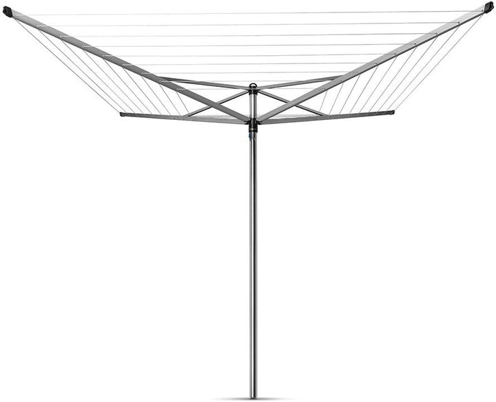 Brabantia - Topspinner Wäschespinne - Regenschirm'-System - UV-beständige Wäscheleine, 50 m - Reibun