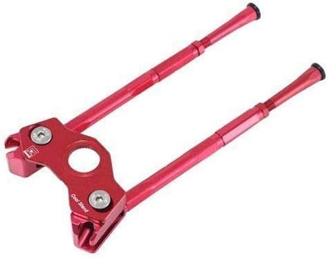 Gearoop Bicycle CoolStand Alloy Adjustable Side Stick 33-39mm, Red, ST1916