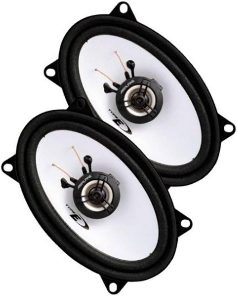 PAAR VON LAUTSPRECHERN OVALE DIFFUSERS ALPINE SXE-4625S SXE 4625S 4" X 6 10 X 15 CM 100 X 150 MM 4X6