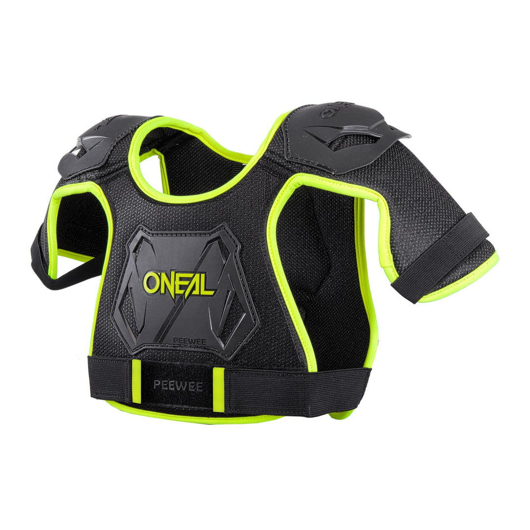 O'NEAL Peewee Chest Guard Kinder Brust/Schulterprotektor schwarz/gelb Oneal XS, XS