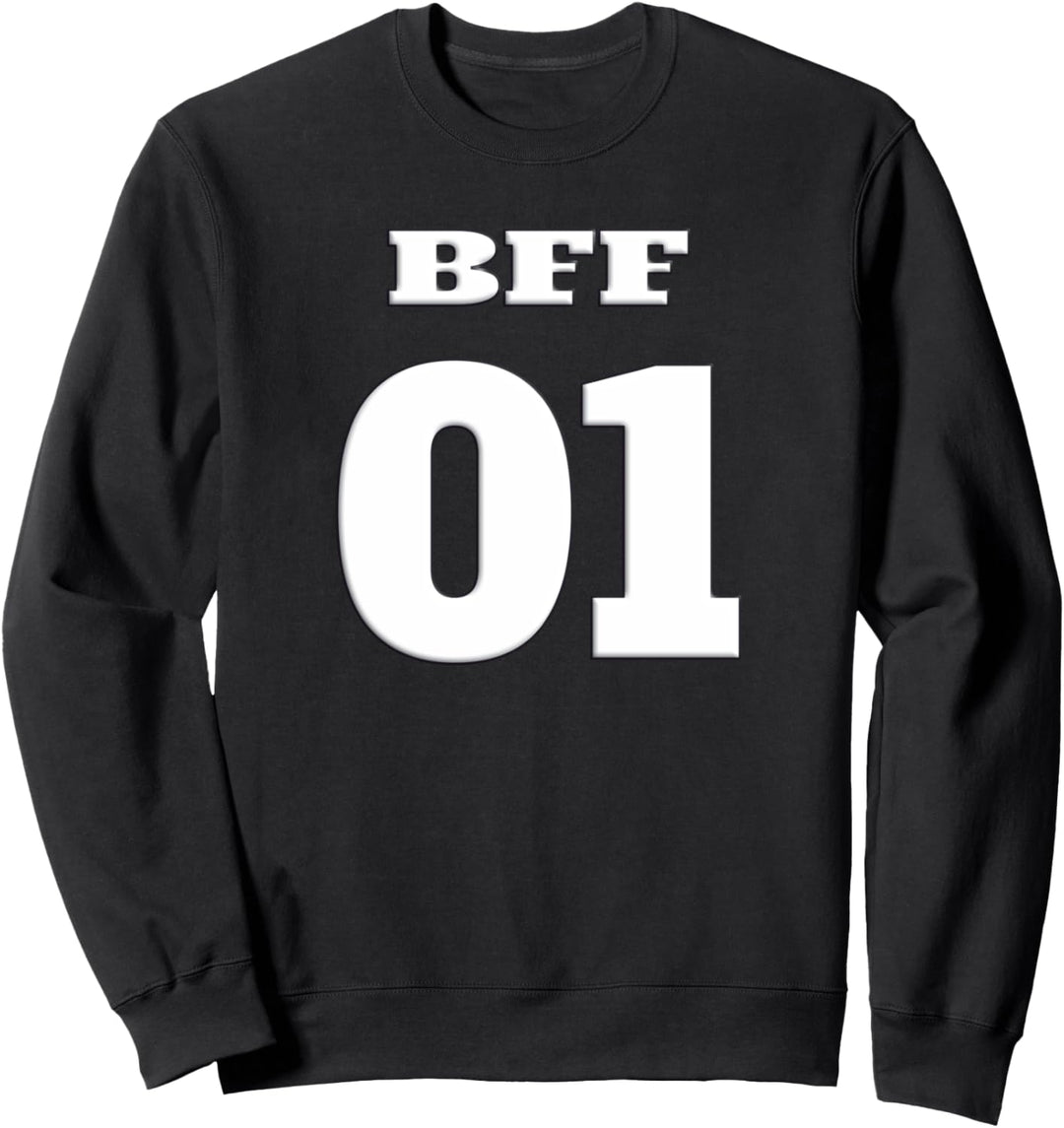 Partnerlook BFF 01 Freundin Geschenk Oberteile Damen Frauen Sweatshirt